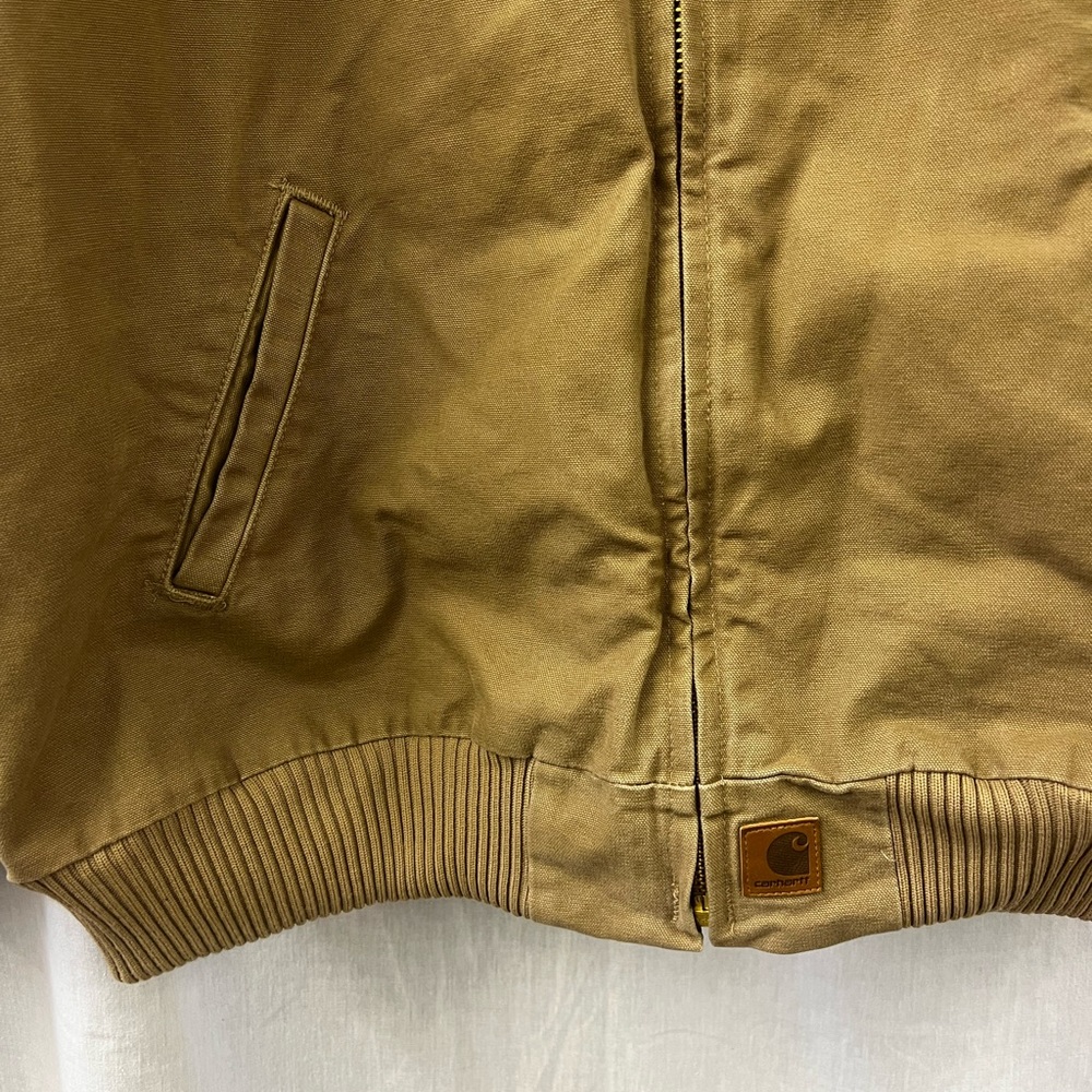 CARHARTT Vintage Sandstone Santa Fe Jacket Quilt Lined XXL Tall - Picture 3 of 5